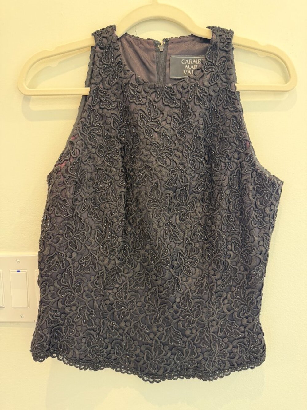Carmen Marc Valvo Evening Pant Set